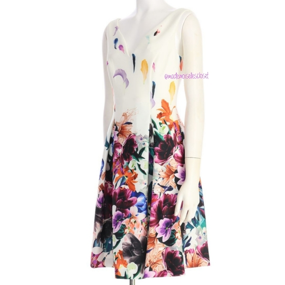 Dkny Floral-print fit & flare dress - Picture 4 of 8